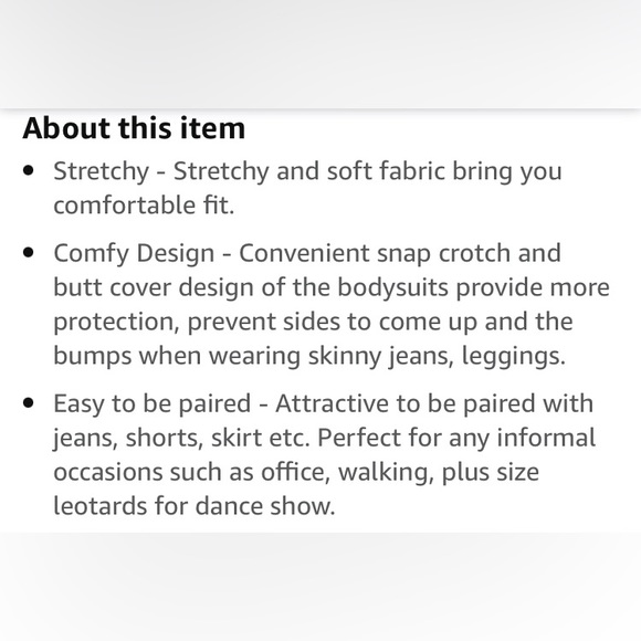 NWT Plus Size Bodysuit - Picture 6 of 16